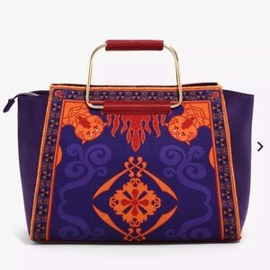 Her Universe Jasmine Disney Purple Magic Carpet Handbag, NWT.